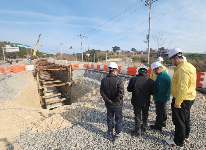 포항시, 산업단지 조성공사 현장 안전 점검