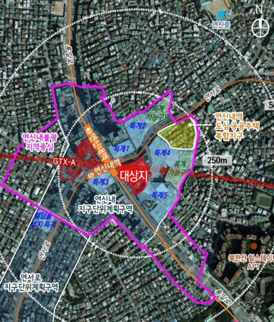 위치도 (은평구 불광동 380-20번지 일대)