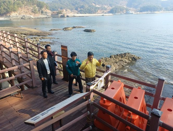 고성공룡박물관 리모델링 사업 및 남부권 광역관광개발사업 현장 점검