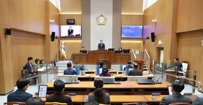 제373회 제2차 정례회 제3차 본회의 전경