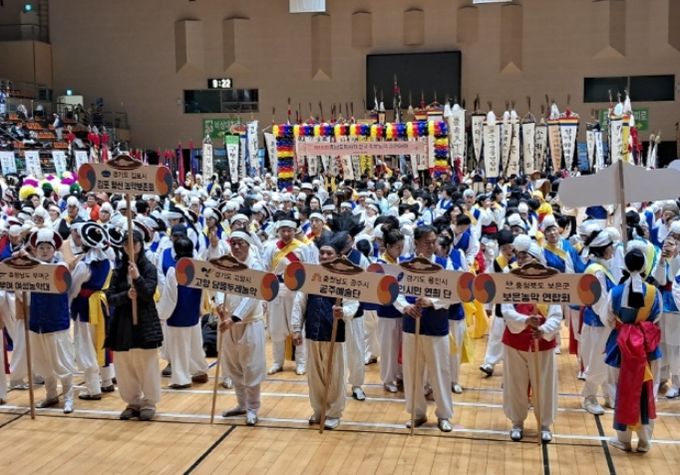 일산서구 가좌리에서 시작된 고양 당음두레농악, 제18회 충남 도지사기 전국 주부농악대회 ‘장려상’ 수상