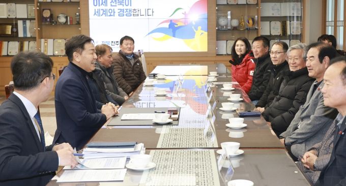 한국쌀전업농 전북특별자치도 연합회 쌀 기탁식