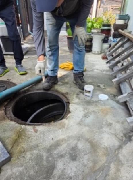 대전 중구보건소, 정화조 청소 후 즉시 유충구제 시행