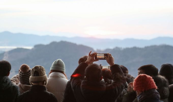 서천군 한산면, 건지산성 해돋이 행사로 새해 시작
