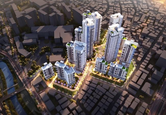 쌍문한양1차아파트 재건축사업 조감도