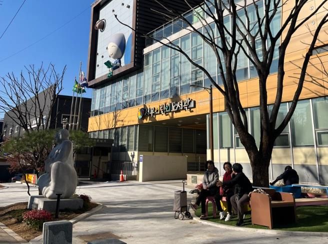 그린웨이 내 서구어린이도서관 주변녹지 환경개선공사 완료