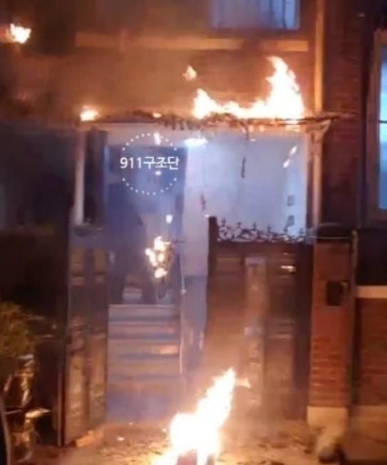 화재 현장 사진