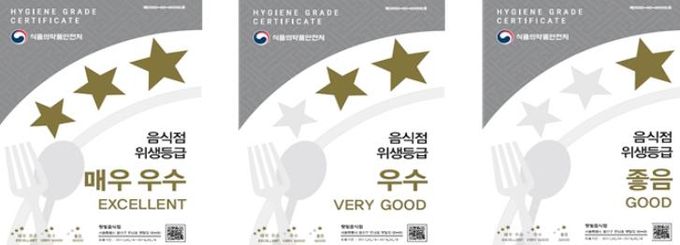 음식점 위생등급제 지정 67개소