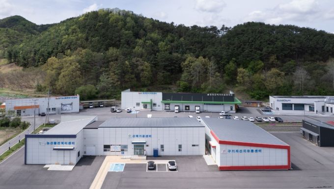 청양군먹거리종합타운(대치면 탄정리) 전경