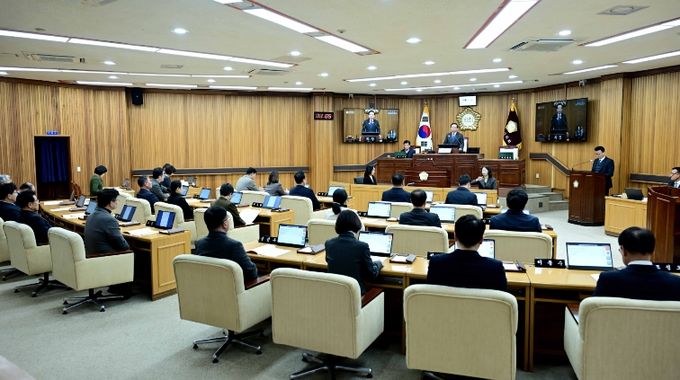 제402회 목포시의회 임시회 개회