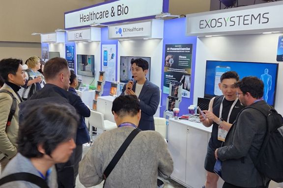 엑소시스템즈 및 파미티 CES 2026 부스 현장