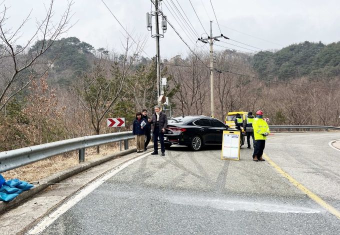 함양군 양상호 부군수, 동절기 설해 대비 현장점검