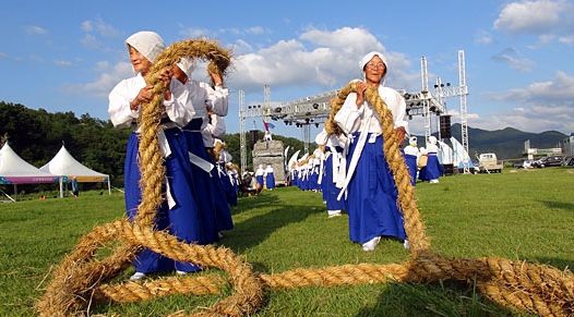 ‘금산 농바우끄시기’ 시연 모습