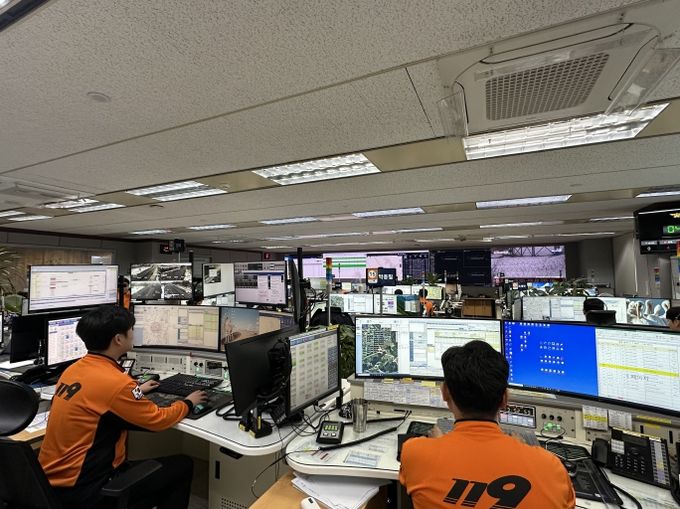 전북특별자치도소방본부 119종합상황실