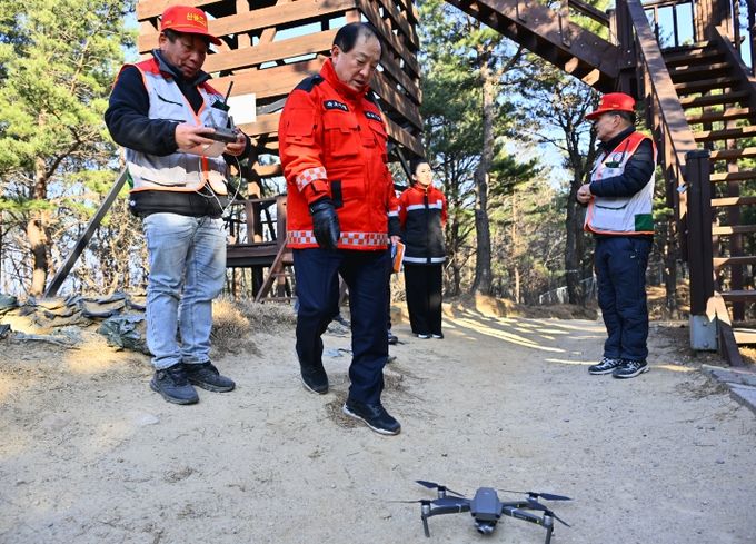 산불위기경보 ‘경계’ 발령에 따른 현장 대응 강화