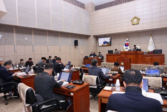 , 2026년 군정 운영 방향 점검 및 조례안 등 제도 정비