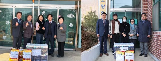 단양군의회, 설 맞아 복지시설 찾아 위문