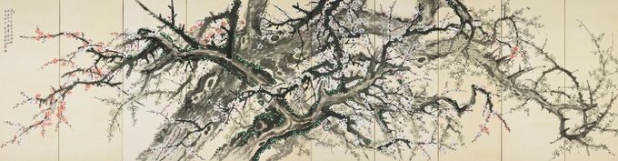 제25회 광양매화축제서 엄재권 화백 민화 특별전