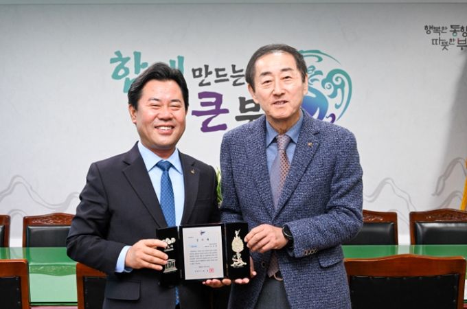 김상현 대표 감사패 증정식