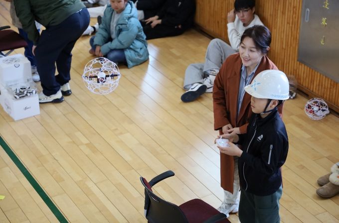 울산해경, 경찰관과 함께하는 드론체험 교육