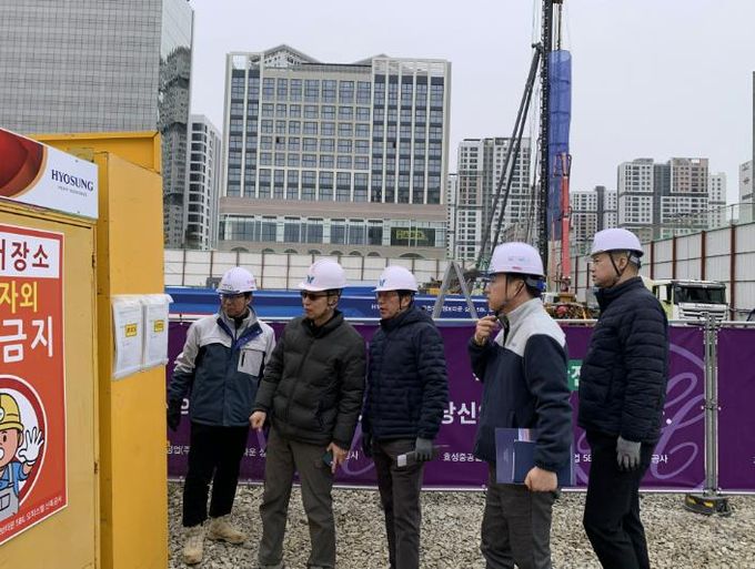 과천시, 해빙기 대비 대형 건축공사장 안전 점검 실시