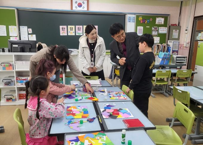 도교육청 홍정표 제2부교육감 학교 현장 방문