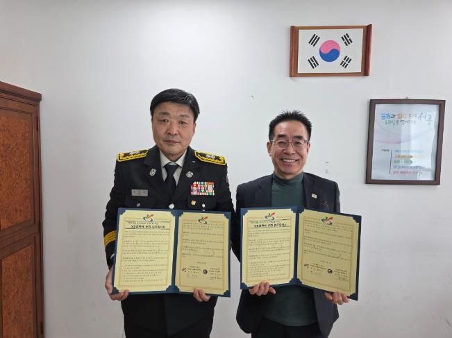 검암경서동 행정복지센터, 검암119안전센터와 취약계층 복지안전망 구축을 위한 업무협약 체결