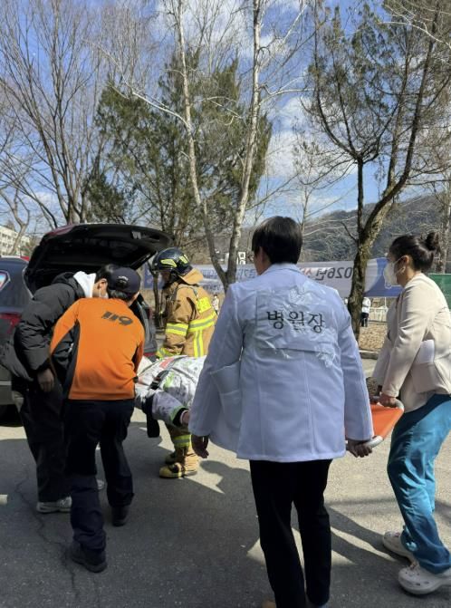 산림 많은 가평… 산불 대비 의료기관 대피 훈련