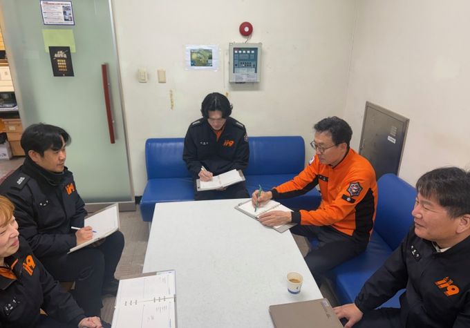 나주소방서, 봄철 화재 대비 현장 복무점검 실시