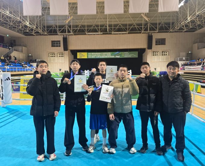 경상남도교육청 진해중 배태랑 선수, 복싱 U15 국가대표 선발