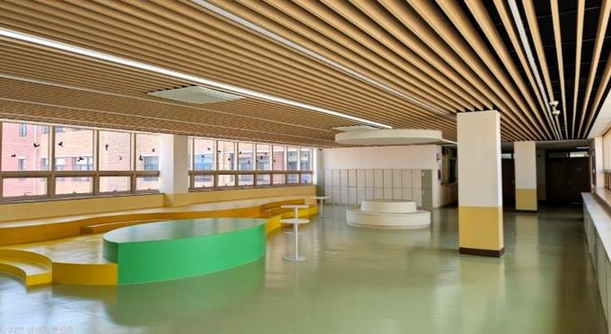 약사고(사진은 공용공간)는 이달부터 고교학점제 학교 공간 조성 사업을 완료하고 맞춤형 학습 공간 운영에 들어갔다