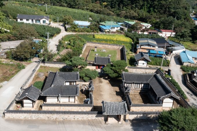 금성대군신단 항공사진