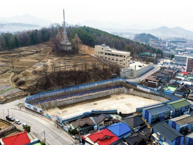 공사중단 방치건축물 철거 후 사진