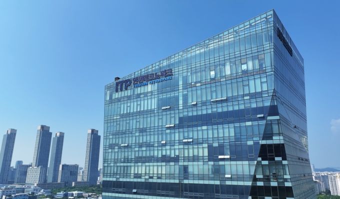 인천테크노파크 미추홀타워 전경.