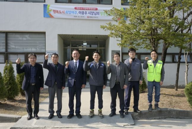 이충우 여주시장, HDC현대PCE㈜ 기업체 현장 방문