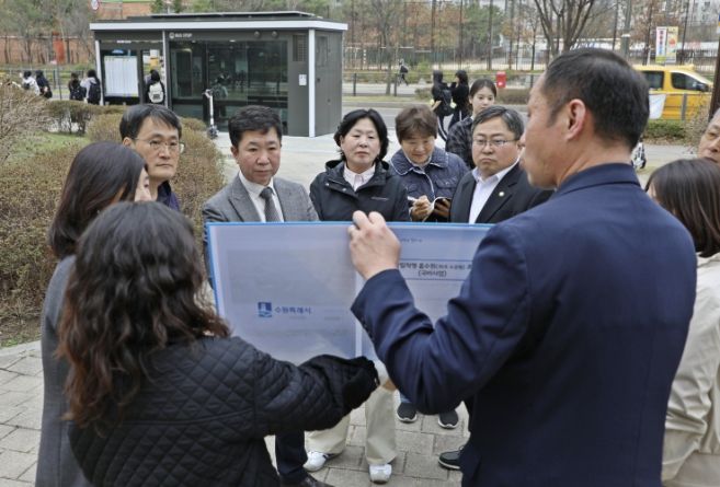 수원시 권선구, 시의원과 함께 금곡동 안전·환경점검