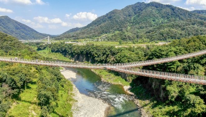 한탄강 Y자출렁다리