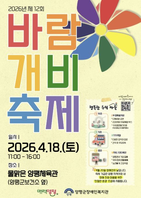 제12회 행복한 우리 마을 ‘바람개비 축제’