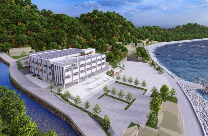 울릉 찾아 독도교육원 건립 현장 점검