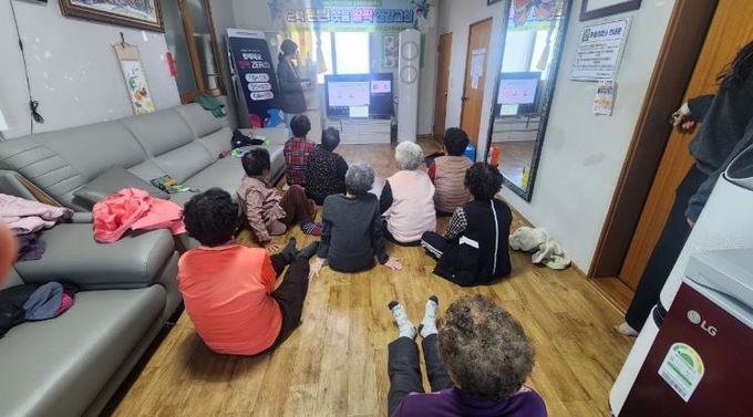 찾아가는 경로당 결핵 예방 교실 운영(가은읍 갈전1리 마을회관)