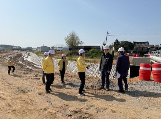 피해 우려지역 현장점검 모습